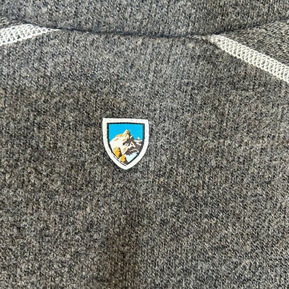 KUHL Women’s Alfpaca 1/4 Zip Gray Pullover Fleece Size L Ourdoors Activewear - Picture 7 of 8